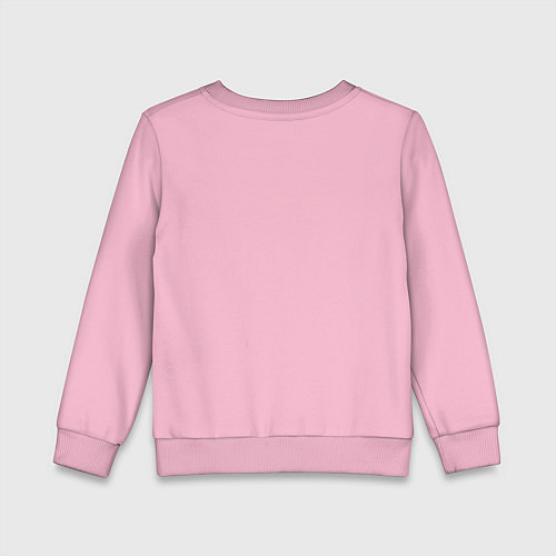 Детский свитшот Ежевика черная ягода / Светло-розовый – фото 2