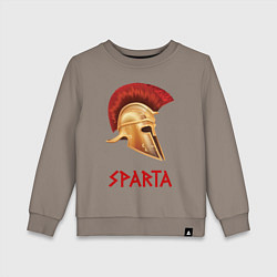 Детский свитшот Спарта: шлем гоплита