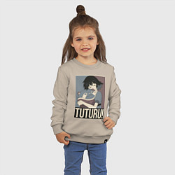 Свитшот хлопковый детский Врата Штейна Маюри Сина, цвет: миндальный — фото 2