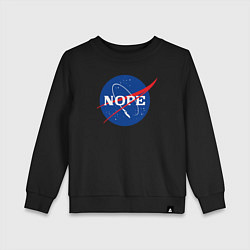 Детский свитшот Nope NASA