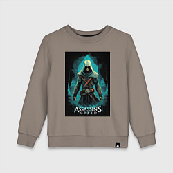 Детский свитшот Assassins creed изумрудный туман