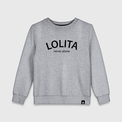 Детский свитшот Lolita never alone - motto