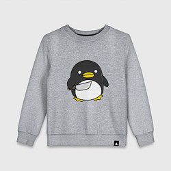 Детский свитшот Линукс пингвин