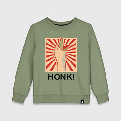 Детский свитшот Гусь honk