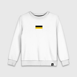 Свитшот хлопковый детский Rus empire minimalism, цвет: белый
