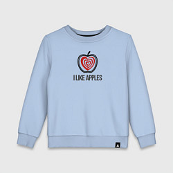 Детский свитшот Графика яблоко
