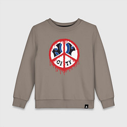 Детский свитшот NY city peace