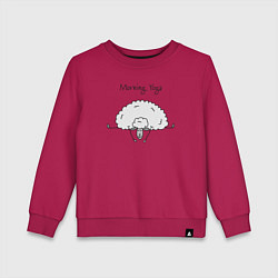 Детский свитшот Sheep yoga