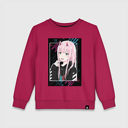 Детский свитшот Zero Two is darling