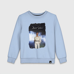 Свитшот хлопковый детский Depeche Mode - Gahan oldschool, цвет: мягкое небо