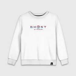Детский свитшот Ghost of tsushima gradient logo japan