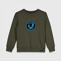Детский свитшот Skoda logo blue