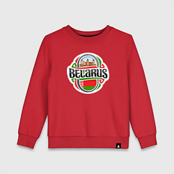 Свитшот хлопковый детский Belarus, цвет: красный