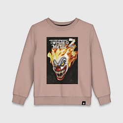 Детский свитшот Twisted metal 2 - clown head