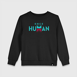 Детский свитшот Once human logo