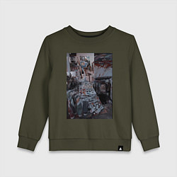 Детский свитшот Художественный творческий беспорядок