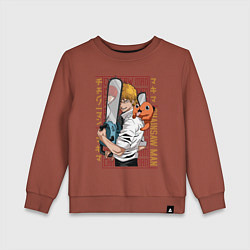 Детский свитшот Человек-бензопила Макима Денджи Почита