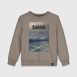 Детский свитшот Diana волны