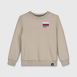 Детский свитшот Россия карта и флаг