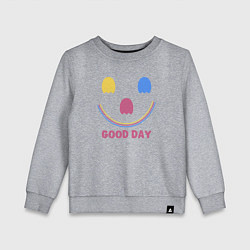 Детский свитшот Хороший день- абстрактный принт