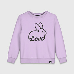 Детский свитшот Bunny lover