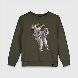 Детский свитшот Каратэ удар ногой