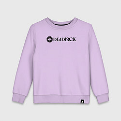 Детский свитшот Deadlock white logo