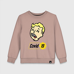 Детский свитшот Vault boy - covid 19