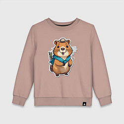 Детский свитшот Счастливая капибара