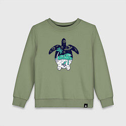 Детский свитшот Space turtle