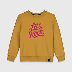 Детский свитшот Lets rock Зажигаем