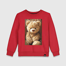 Детский свитшот Игрушечный большой медвежонок