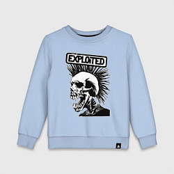 Детский свитшот The exploited - punk skull