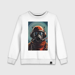 Детский свитшот Портрет в противогазе