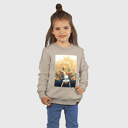 Свитшот хлопковый детский Для тебя Бессмертный Фуши Джоан, цвет: миндальный — фото 2