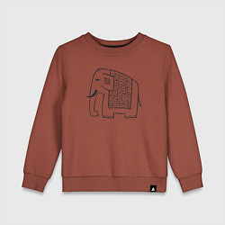 Детский свитшот Индийский слонёнок