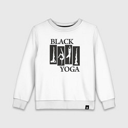 Детский свитшот Yoga black