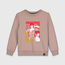 Детский свитшот Человек-бензопила - Makima