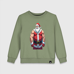 Детский свитшот Дед мороз спортик
