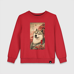 Детский свитшот Doge meme - japan style
