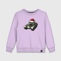 Детский свитшот Советский новогодний танк