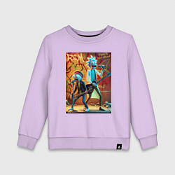 Детский свитшот Punk rock - Rick and Morty