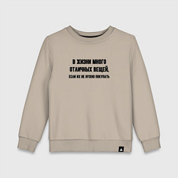 Детский свитшот Много отличных вещей