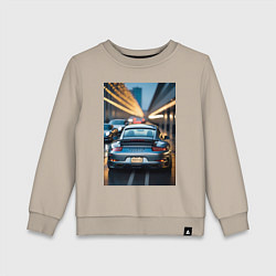 Детский свитшот Porsche 911 в городе