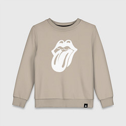 Детский свитшот Rolling Stones - white logo