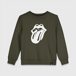 Детский свитшот Rolling Stones - white logo