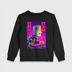 Детский свитшот Bart Simpson - cyber gamer