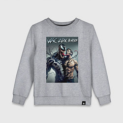 Детский свитшот Eddie and Venom - ai art fantasy