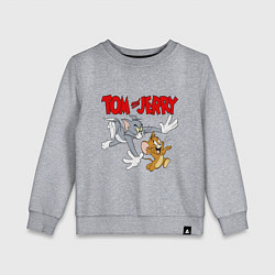 Детский свитшот Том и Джерри - погоня