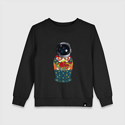 Детский свитшот Матрёшка космонавт